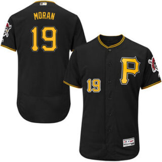 Pirates #19 Colin Moran Black Flexbase Authentic Collection Stitched Baseball Jersey