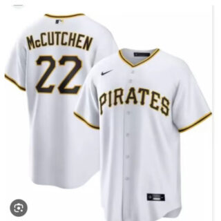 Pirates #22 Andrew McCutchen White Flexbase MLB Jersey
