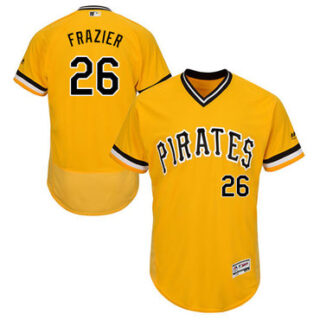 Pirates #26 Adam Frazier Gold Flexbase Authentic Collection Stitched Baseball Jersey