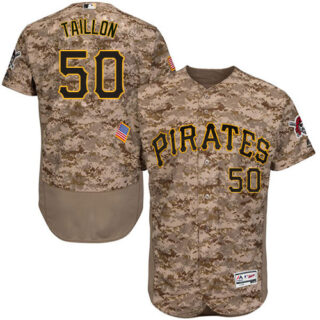 Pirates #50 Jameson Taillon Camo Flexbase Authentic Collection Stitched Baseball Jersey