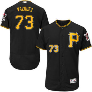 Pirates #73 Felipe Vazquez Black Flexbase Authentic Collection Stitched Baseball Jersey