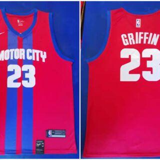 Pistons 23 Blake Griffin Red 2019-20 City Edition Nike Swingman Jersey