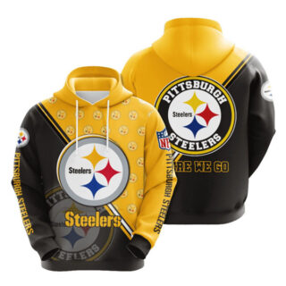 Pitsburg Steelers Camo Hoodie-7