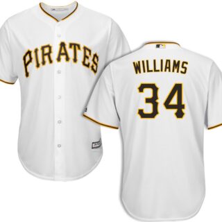 Pittsburgh Pirates #34 Trevor Williams White Cool Base Jersey