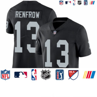 Raiders #13 Hunter Renfrow Black Team Color Men's Stitched Football Vapor Untouchable Limited Jersey
