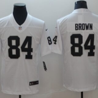 Raiders 84 Antonio Brown White Vapor Untouchable Limited Jersey