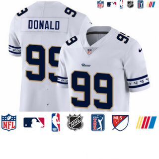 Rams 99 Aaron Donald White 2019 New Vapor Untouchable Limited Jersey