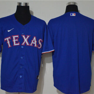 Rangers Blank Royal Nike 2020 Cool Base Jersey