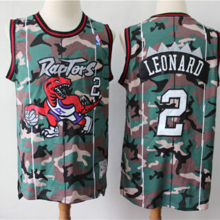 Raptors 2 Kawhi Leonard Camo Swingman Jersey