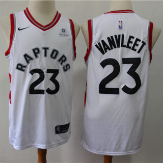Raptors 23 Fred Vanvleet White Nike Swingman Jersey