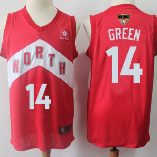 Raptors #14 Danny Green Red 2019 Finals Bound Basketball Swingman Earned Edition Jersey