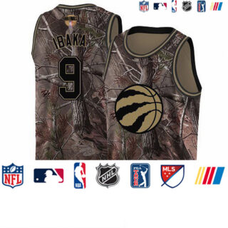 Raptors #9 Serge Ibaka Camo 2019 Finals Bound Basketball Swingman Realtree Collection Jersey