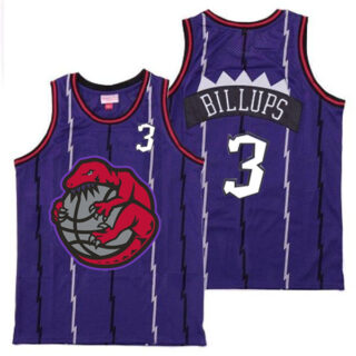 Raptors 3 Chauncey Billups Purple Retro Jerseys 2