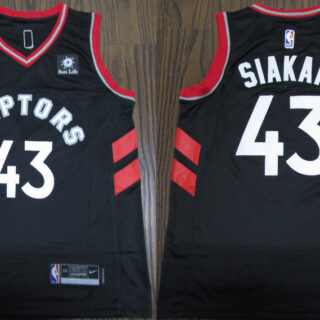 Raptors 43 Pascal Siakam Black Nike Swingman Jersey
