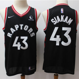 Raptors 43 Pascal Siakam Black Nike Swingman Jersey