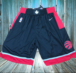 Raptors Black Nike Swingman Shorts