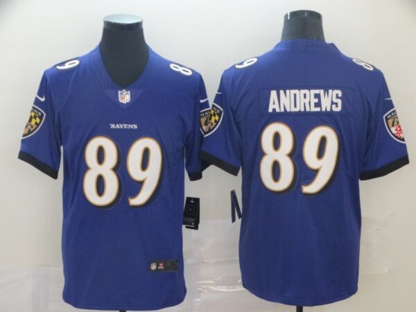 Ravens 89 Mark Andrews Purple Vapor Untouchable Limited Jersey