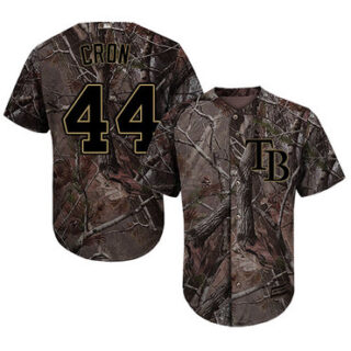 Rays #44 CJ Cron Camo Realtree Collection Cool Base Stitched Baseball Jersey