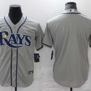 Rays Blank Gray 2020 Nike Cool Base Jersey