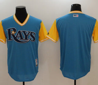 Rays Light Blue 2018 Players' Weekend Authentic Team Jersey