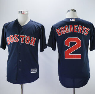 Red Sox 2 Xander Bogaerts Navy Cool Base Jersey