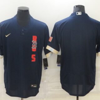 Red Sox Blank Navy Nike 2021 MLB All-Star Flexbase Jersey