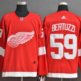 Red Wings 59 Tyler Bertuzzi Red Adidas Jersey