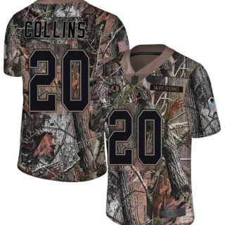 Redskins #20 Landon Collins Camo Youth Stitched Football Limited Rush Realtree Jersey