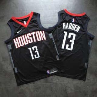 Rockets 13 James Harden Black Nike Swingman Jersey