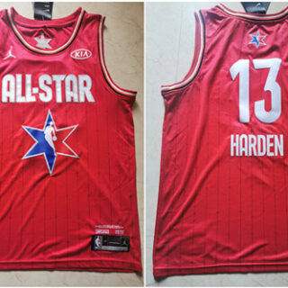 Rockets 13 James Harden Red 2020 NBA All-Star Jordan Brand Swingman Jersey