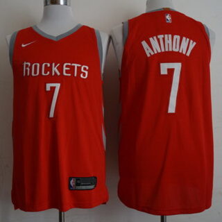 Rockets 7 Carmelo Anthony Red 2018-19 Nike Authentic Jersey
