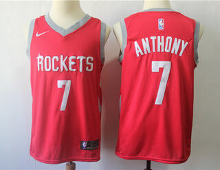 Rockets 7 Carmelo Anthony Red Nike Swingman Jersey