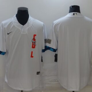 Rockies Blank White Nike 2021 MLB All-Star Cool Base Jersey