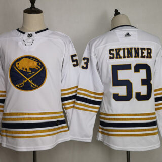 Sabres 53 Jeff Skinner White Youth 50th Anniversary Adidas Jersey