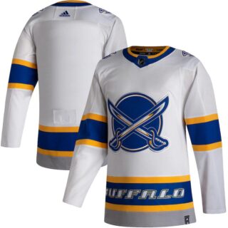 Sabres Blank White 2020-21 Reverse Retro Adidas Jersey