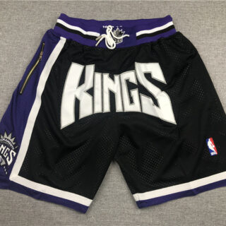 Sacramento Kings Black Pockets Swingman Shorts