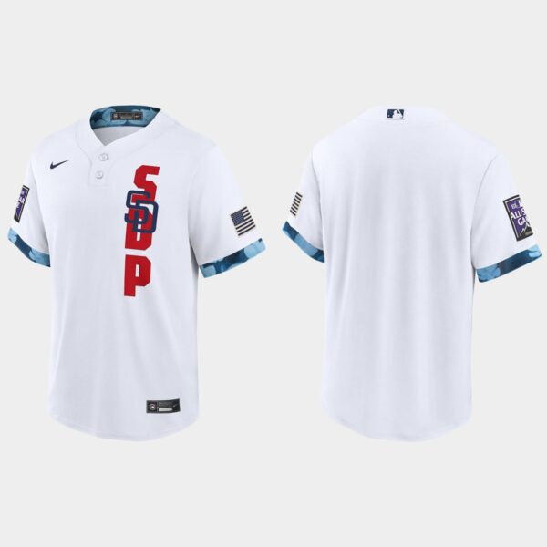 San Diego Padres 2021 Mlb All Star Game Fan's Version White Jersey