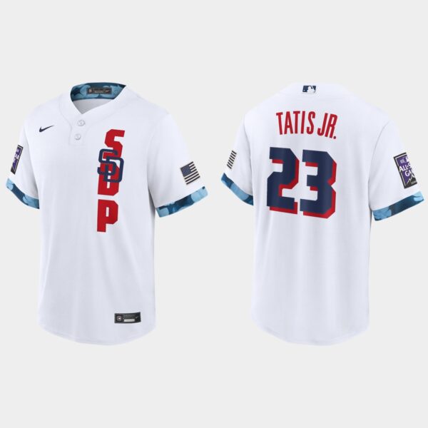 San Diego Padres #23 Fernando Tatis Jr. 2021 Mlb All Star Game Fan's Version White Jersey