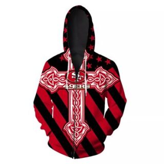 San Francisco 49ers Full Zip Hoodie