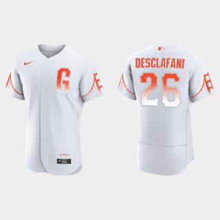 San Francisco Giants #26 Anthony Desclafani Men's 2021 City Connect Authentic White Jersey