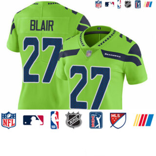 Seahawks #27 Marquise Blair Green Women's Stitched Football Limited Rush Jersey