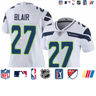Seahawks #27 Marquise Blair White Women's Stitched Football Vapor Untouchable Limited Jersey