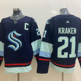 Seattle Kraken 21 Kraken Navy Adidas Jersey