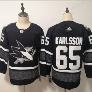Sharks 65 Erik Karlsson Black 2019 NHL All-Star Game Adidas Jersey