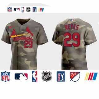 St.Louis Cardinals #29 Alex Reyes Men's Nike 2021 Armed Forces Day Authentic MLB Jersey -Camo