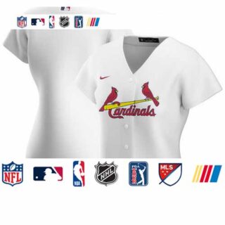 St. Louis Cardinals Nike Women's Home 2020 MLB Jersey White