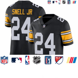 Steelers #24 Benny Snell Jr. Black Alternate Youth Stitched Football Vapor Untouchable Limited Jersey