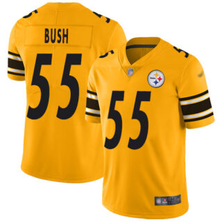 Steelers #55 Devin Bush Gold Youth Stitched Football Limited Inverted Legend Jersey