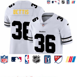 Steelers 36 Jerome Bettis White 2019 New Vapor Untouchable Limited Jersey