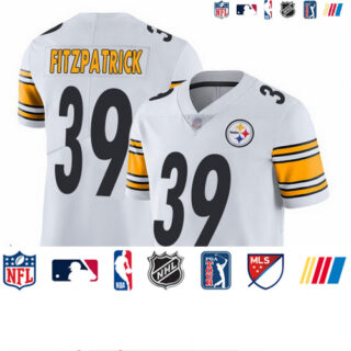 Steelers 39 Minkah Fitzpatrick White Vapor Untouchable Limited Jersey